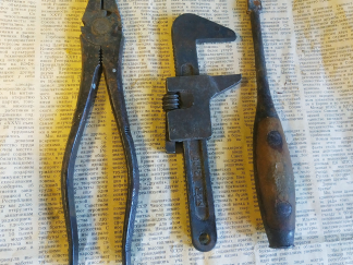 A set of vintage tools