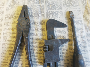 A set of vintage tools