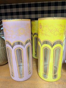 Set of 5 Art Deco Tumblers