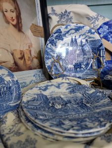 Saffordshire Blue Plate