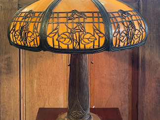 Original Antique Empire Lamp Company Table Lamp