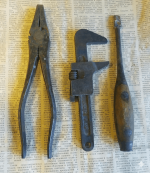 A set of vintage tools