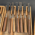 Japanese antiques Carpentry Tools Vintage Wood rare chisel 27 pieces set - Image 2
