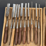 Japanese antiques Carpentry Tools Vintage Wood rare chisel 27 pieces set - Image 4