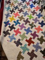 Windmill block quilt
