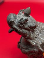 Brass Tibetan Foo Guardian Dogs - Image 6