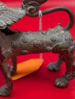 Brass Tibetan Foo Guardian Dogs - Image 8