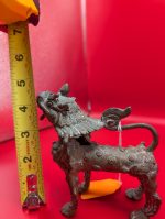Brass Tibetan Foo Guardian Dogs - Image 10
