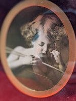 Antique framed print "Cupid Asleep" - Image 4