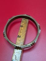 Pair of vintage bone and brass Bangle Bracelets - Image 3