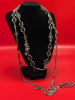 Italian Florentine Sterling Silver Chain