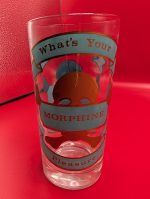 Starlyte glass by George Briard 1960's "What's Your Morphine Pleasure" - Image 2