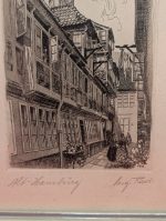 Paul Geissler signed pair of framed etchings - Image 9