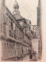 Paul Geissler signed pair of framed etchings - Image 3