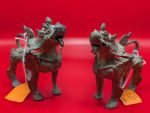 Brass Tibetan Foo Guardian Dogs