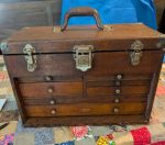 Antique machinist tool box